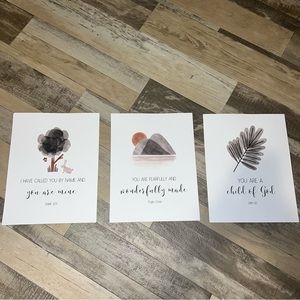 Christian Baby Nursery Bible Verses Prints 🤍